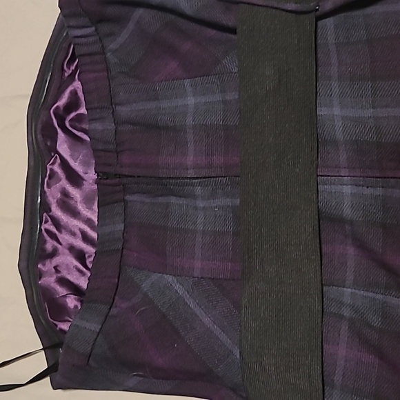 3/$27 Dynamite plaid strapless dress - Picture 4 of 6